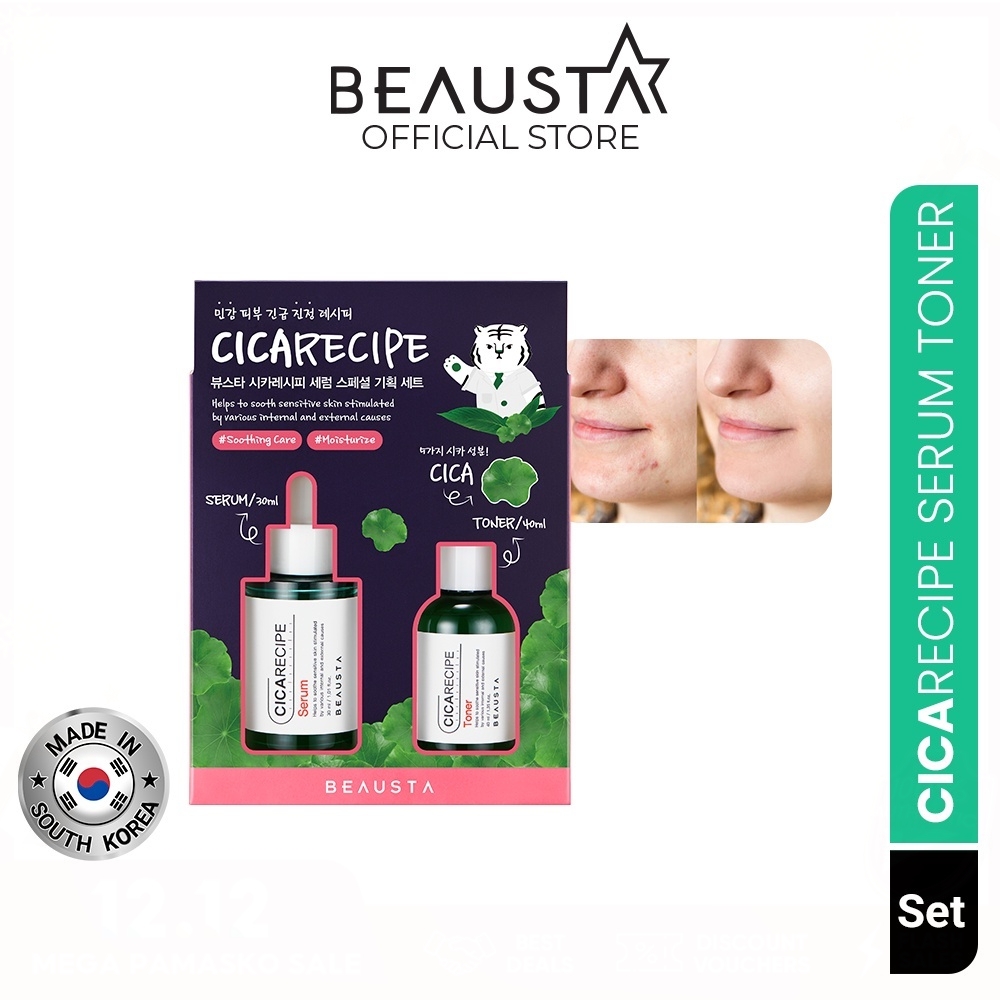 Tinh Chất Chăm Sóc Da Chiết Xuất Rau Má Beausta Cicarcipe Serum 30ml