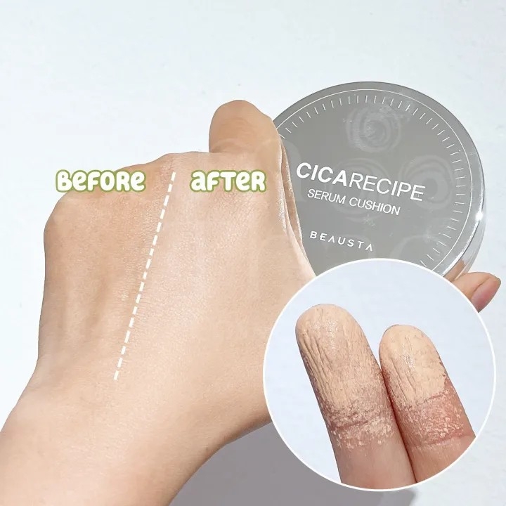 Phấn Nước Beausta Cicarecipe Serum Cushion SPF50+/PA++++