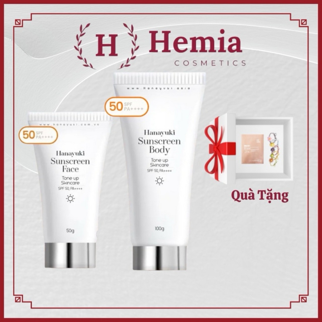 Kem Chống Nắng Cho Mặt & Body Hanayuki