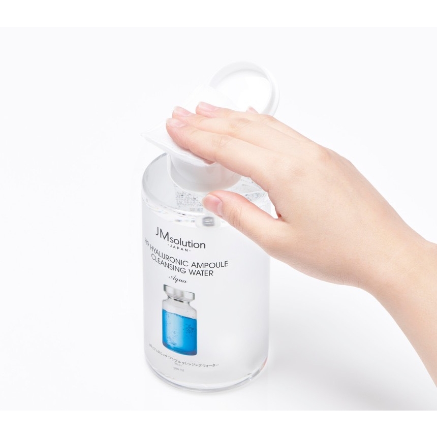 Nước tẩy trang sạch sâu cấp ẩm JM Solution H9 Hyaluronic Ampoule Cleansing Water