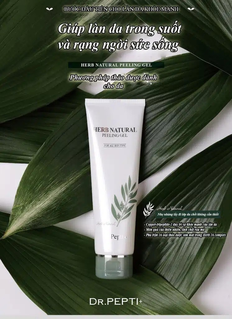 Tẩy tế bào da chết Dr.Pepti Herb Natural Peeling Gel