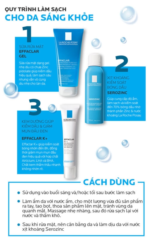 Sữa Rửa Mặt La Roche-Posay Effaclar Purifying Foaming ge