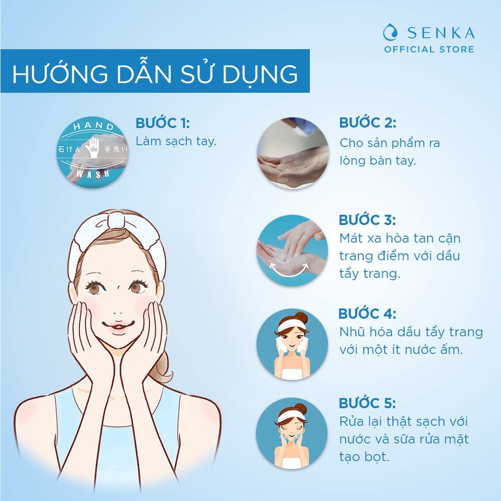 Nước tẩy trang SENKA Nhật Bản