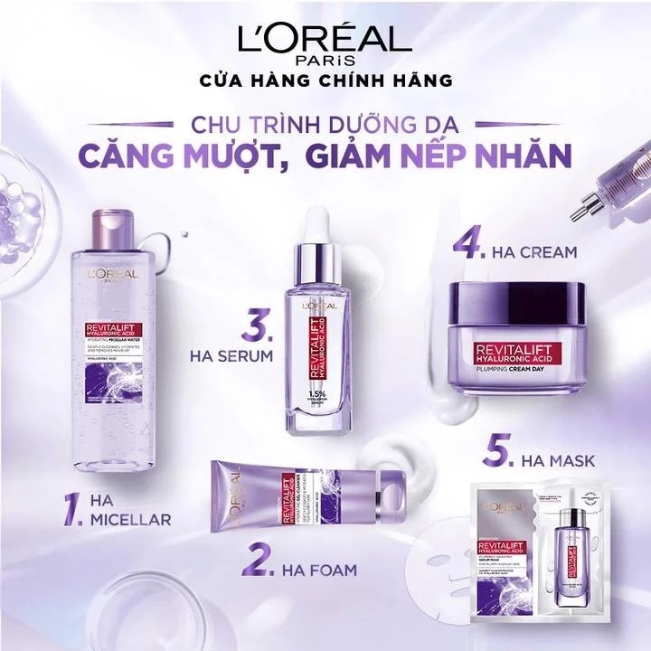 Nước tẩy trang và làm sạch sâu 3-in-1 L’Oreal Paris Micellar Water 400ml