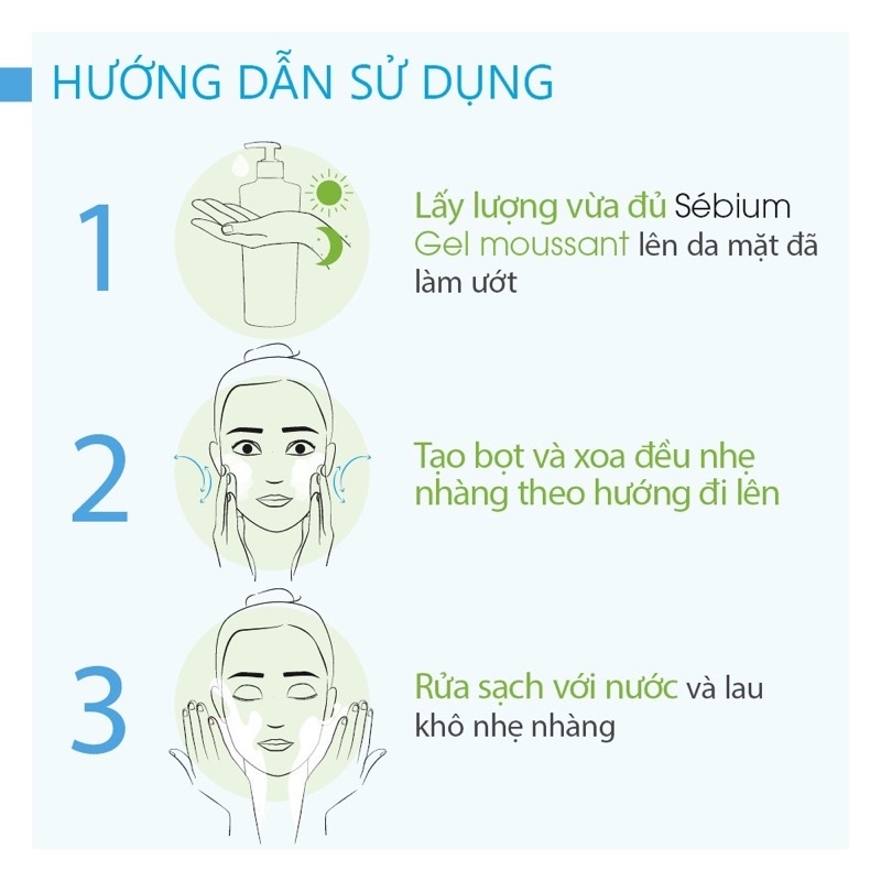Sữa Rửa Mặt Bioderma Xanh Sébium Gel Moussant-pháp