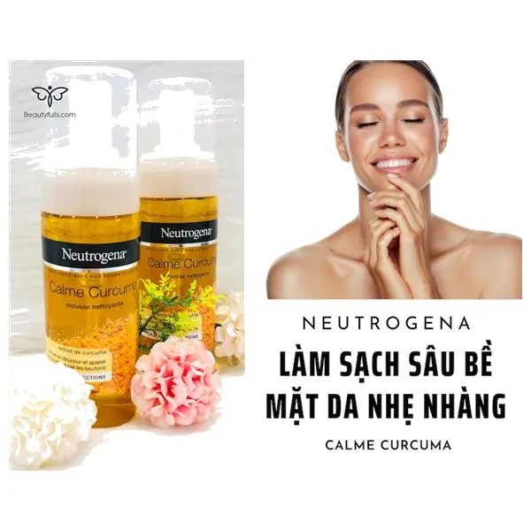 Sữa Rửa Mặt Neutrogena Nghệ Calme Curcuma-pháp