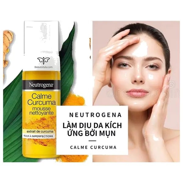 Sữa Rửa Mặt Neutrogena Nghệ Calme Curcuma-pháp