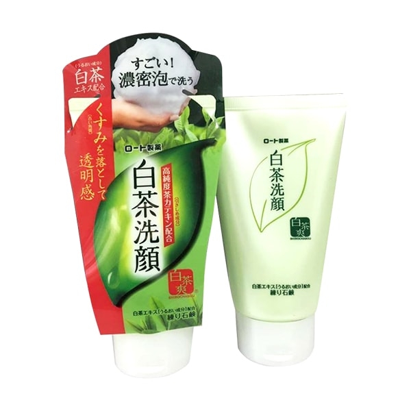 SỮA RỬA MẶT Trà Xanh Nhật Bản Rohto Shirochasou Green Tea Foam-nhật