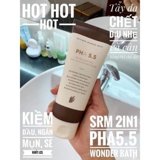 Sữa rửa mặt Tạo bọt dịu nhẹ PH 5.5 wonderbath