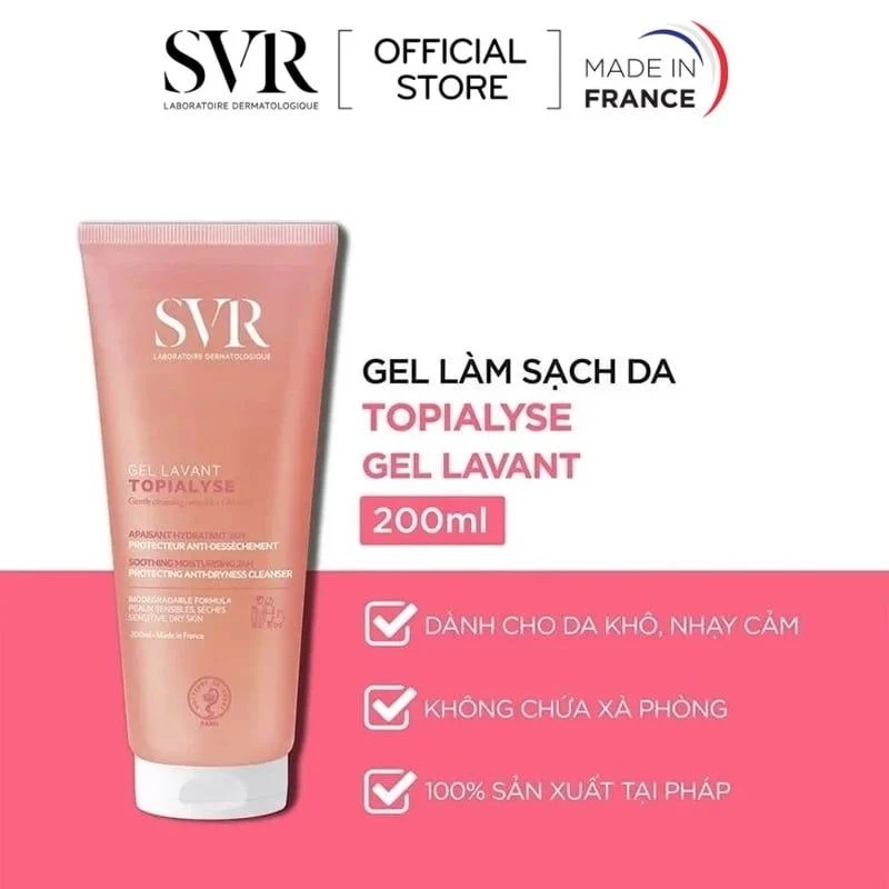Sữa Rửa Mặt SVR Sebiaclear Gel Moussant