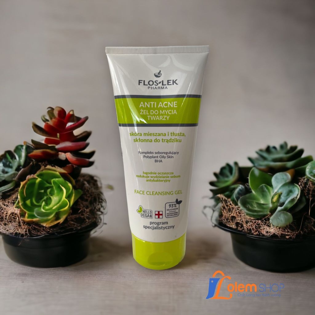 sữa rửa mặt Floslek Anti Acne Face Cleansing Gel-ba lan