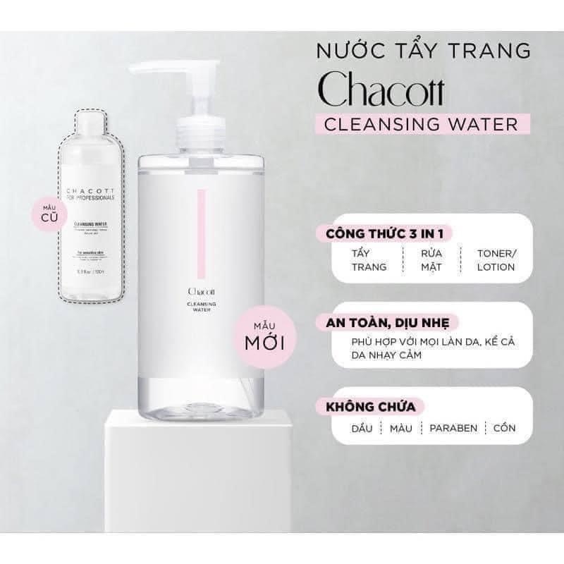 Nước Tẩy Trang Chacott Nhật Bản 500ML