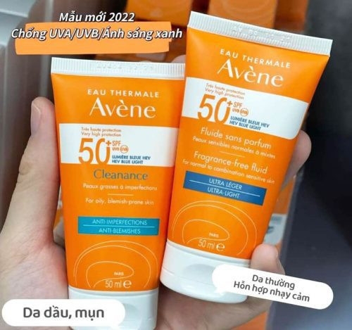 Kem chống nắng Avene DẠNG TUÝP 50ml -DA DẦU Pháp 26-pháp
