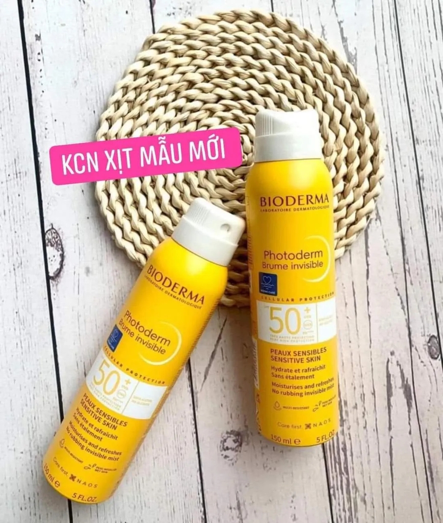 Xịt chống nắng Bioderma spf 50+-pháp