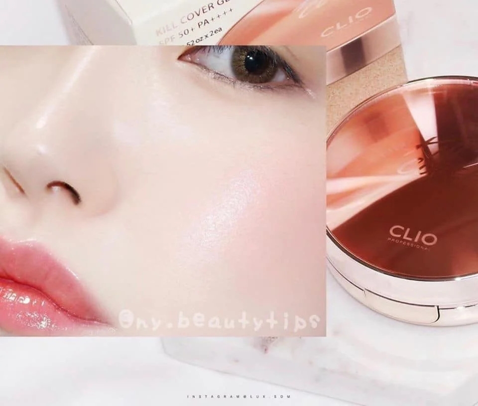 Phấn nước Clio - Vỏ hồng-hàn
