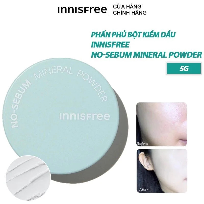 Phấn Phủ Bột Innisfree - Xanh-hàn