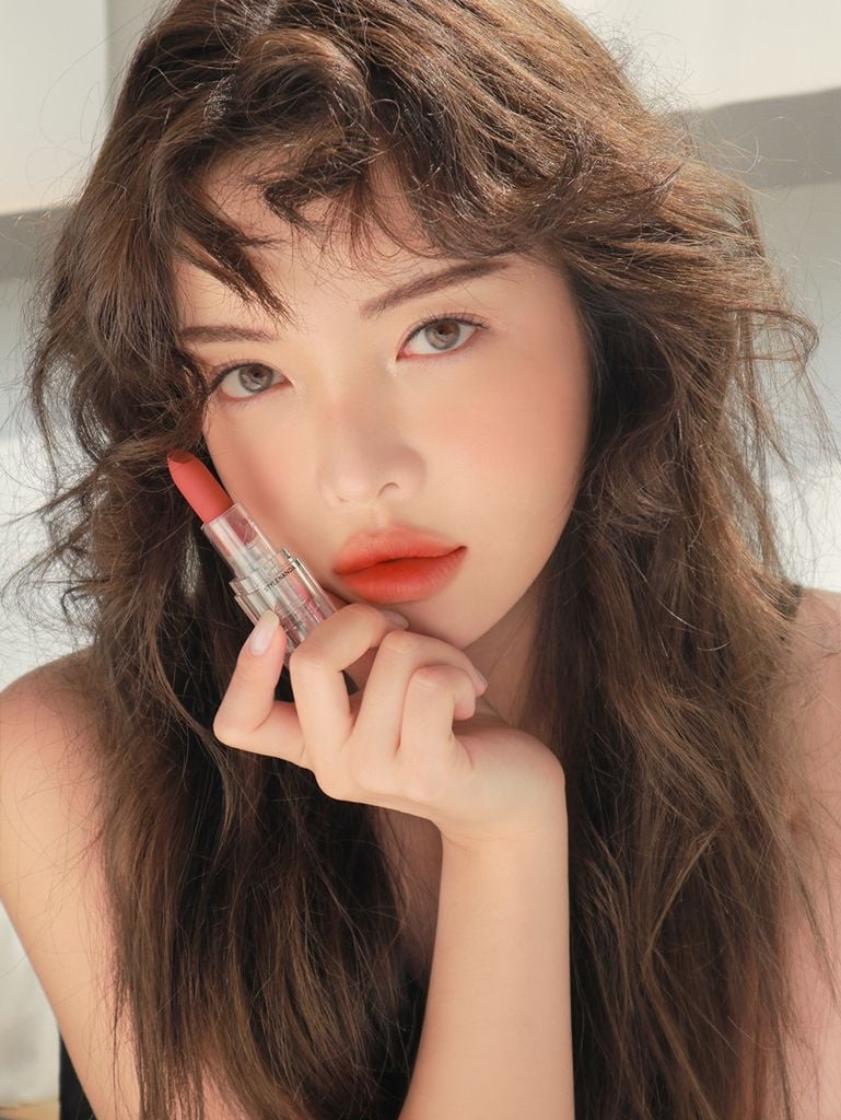 Son thỏi 3CE mẫu mới vỏ trong suốt-hàn