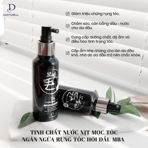 TINH CHẤT NƯỚC XỊT MỌC TÓC NGĂN NGỪA RỤNG TÓC HÓI ĐẦU MBA-hàn