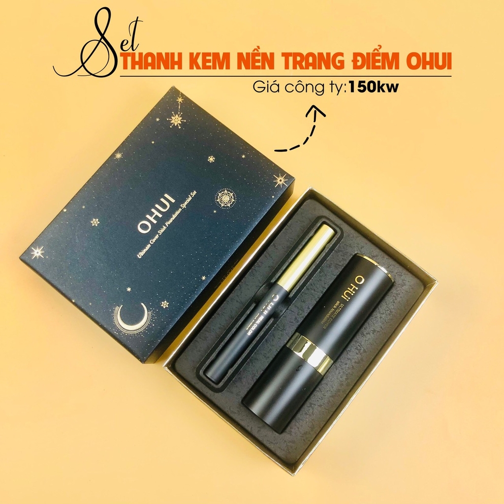 kem nền Set thanhtrang điểm OHUI -hàn