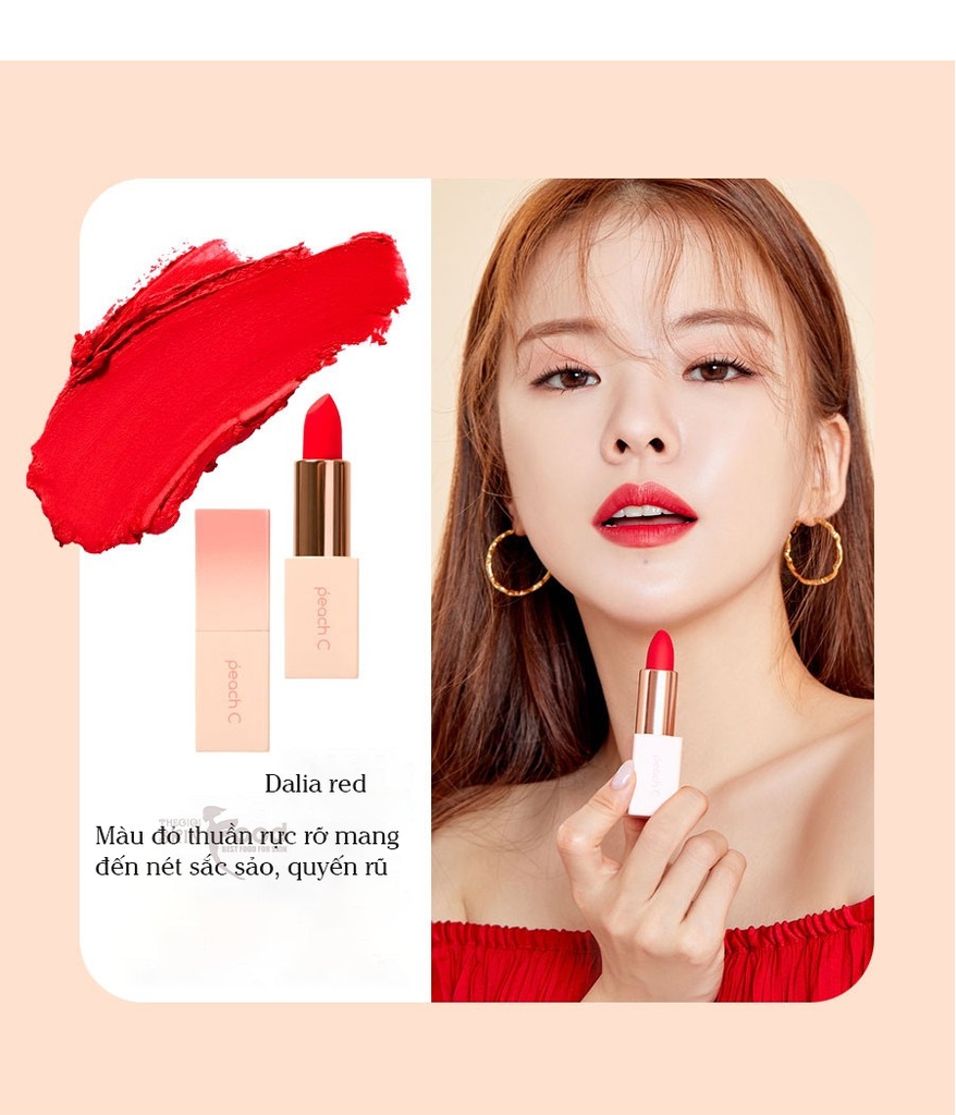 Son Thỏi Lì Siêu Mịn Peach Cl-hàn