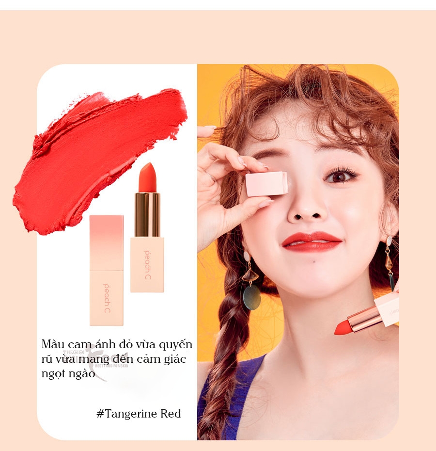 Son Thỏi Lì Siêu Mịn Peach Cl-hàn