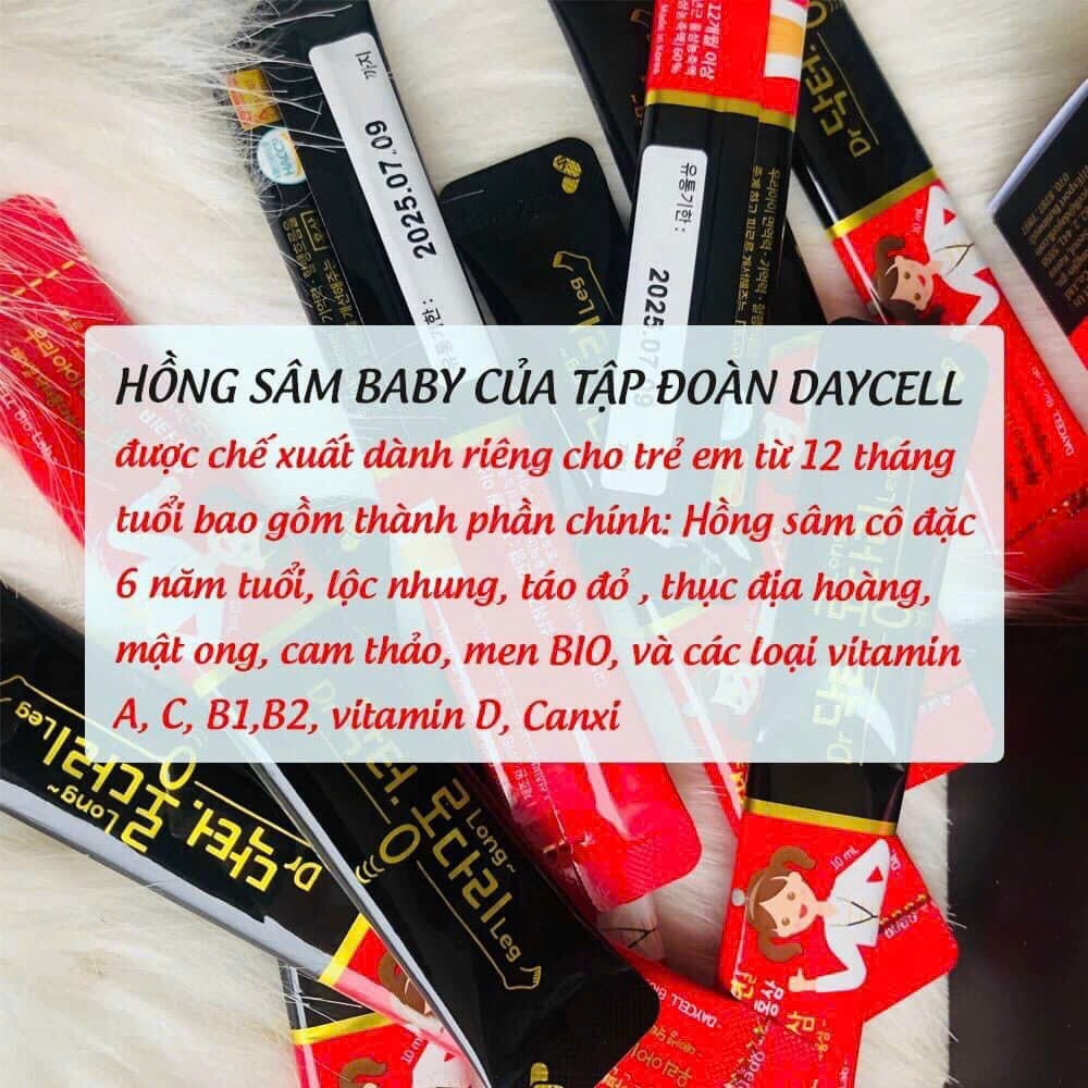 HỒNG SÂM BABY DAYCELL-hàn