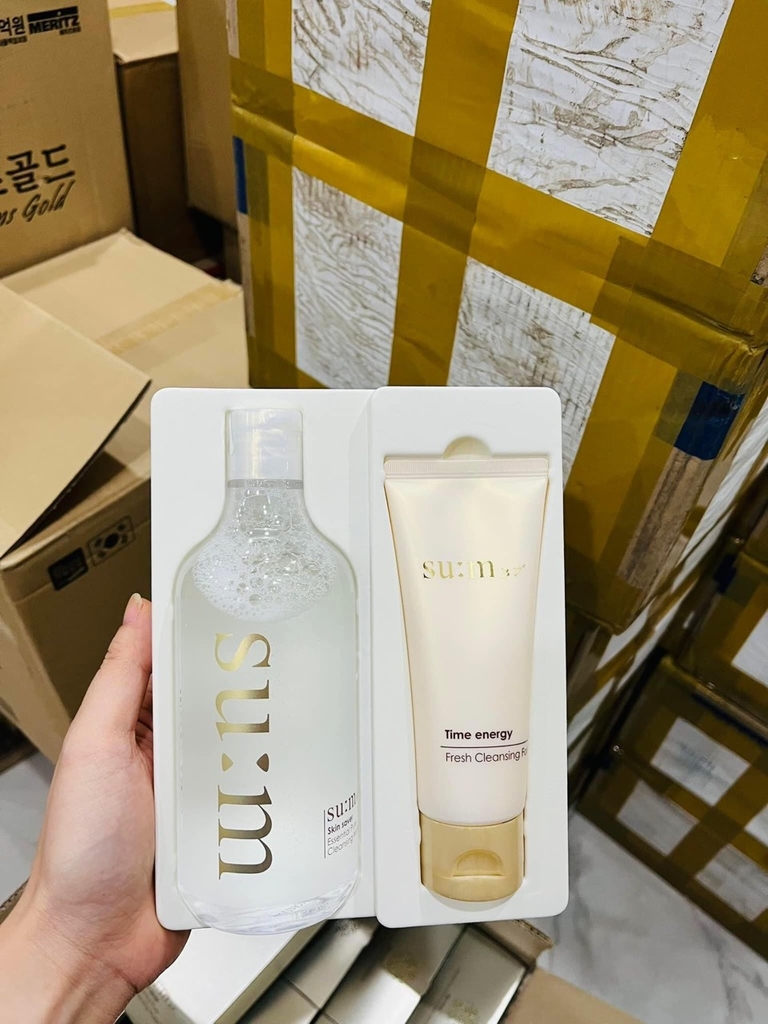 SET  TẨY TRANG SU:M 37 3 TRONG 1 SIÊU SẠCH - SIÊU SANG-hàn