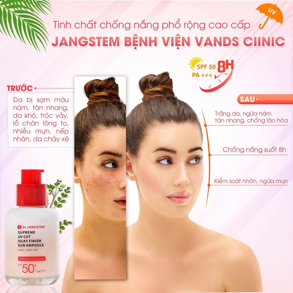 Tinh chất chống nắng phổ rộng dành cho da dầu mụn Dr-hàn