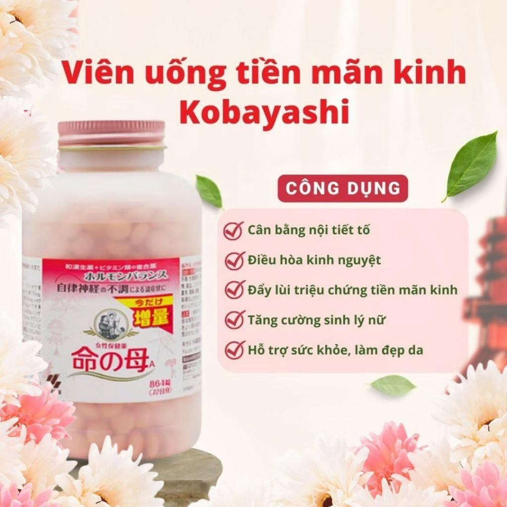 Viên uống nội tiết tố kobayashi 840 viên-nhật