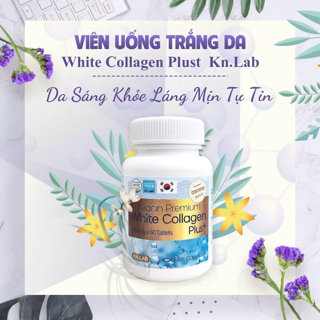 Viên uống Trắng Da Collagen Kn.Lab 60 viên (100ea)-hàn