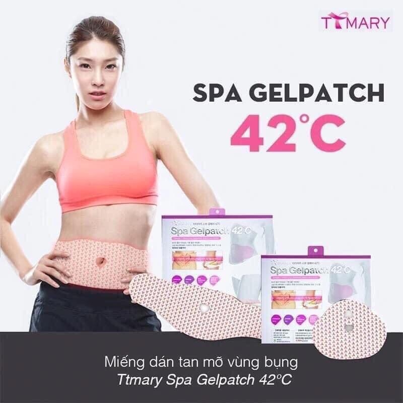 Miếng Dán Tan Mỡ Bụng #Spa_Gelpatch 42°C   1 bịch 5 miếng-hàn