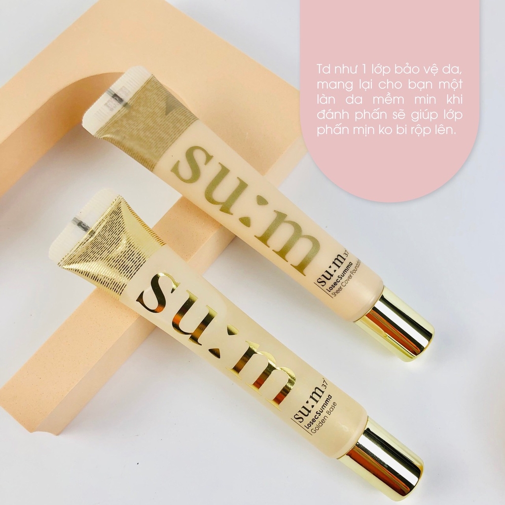 Bộ Kem Lót Và Kem Nền Su:m37 LosecSumma Make Up Special Set-hàn