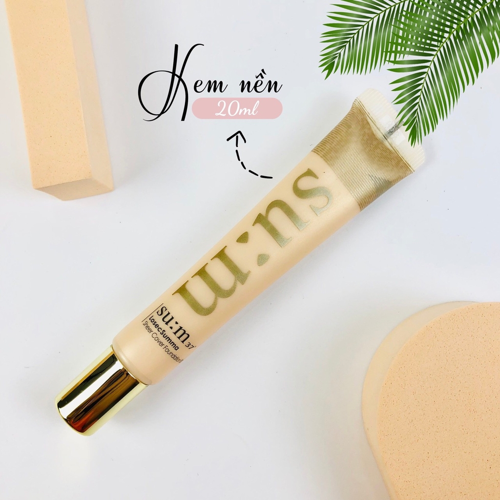 Bộ Kem Lót Và Kem Nền Su:m37 LosecSumma Make Up Special Set-hàn