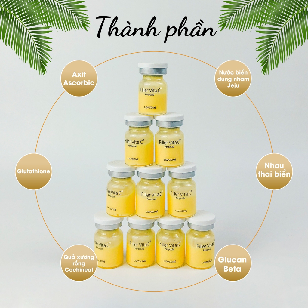Tinh chất Filler Vitamin C 13.5% LAVASOME  10 ống x 5g  Hàn Quốc
