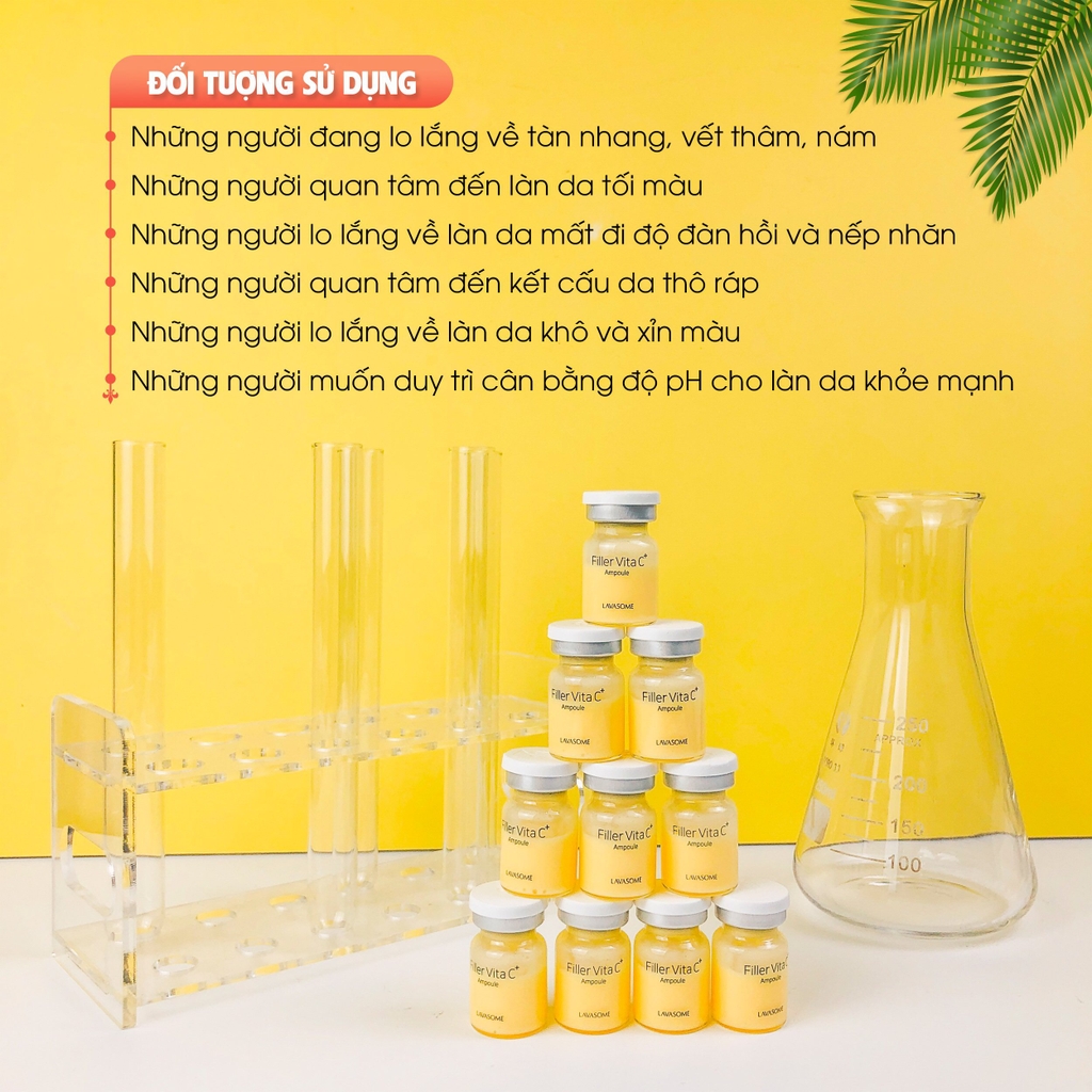 Tinh chất Filler Vitamin C 13.5% LAVASOME  10 ống x 5g  Hàn Quốc