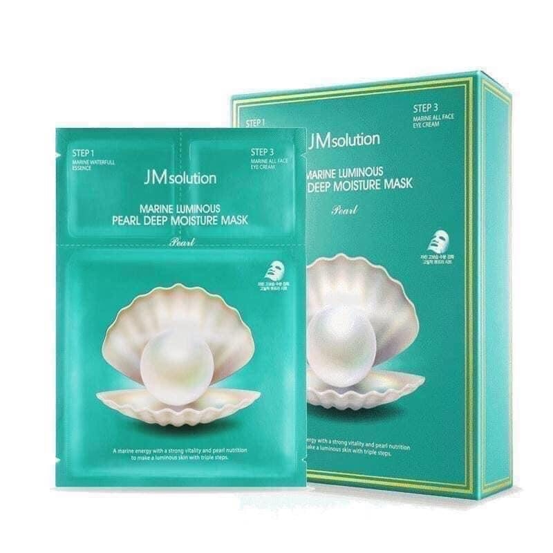 MẶT NẠ DƯỠNG TRẮNG DA NGỌC TRAI JM SOLUTION -HÀN