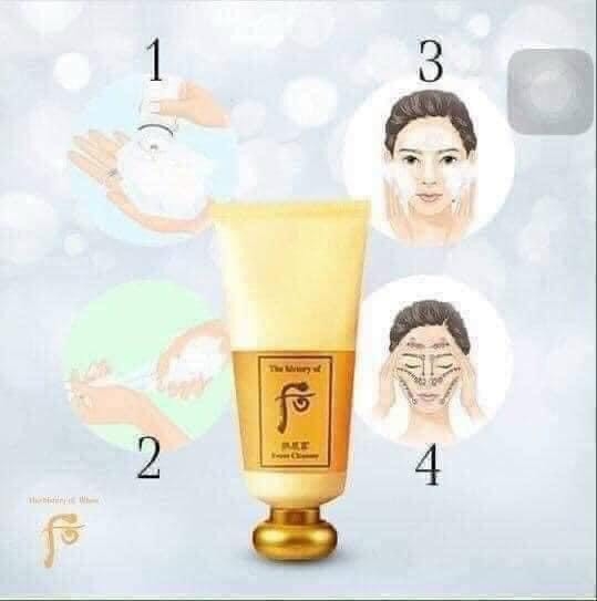 SET SỮA RỬA MẶT WHOO VÀNG-hàn