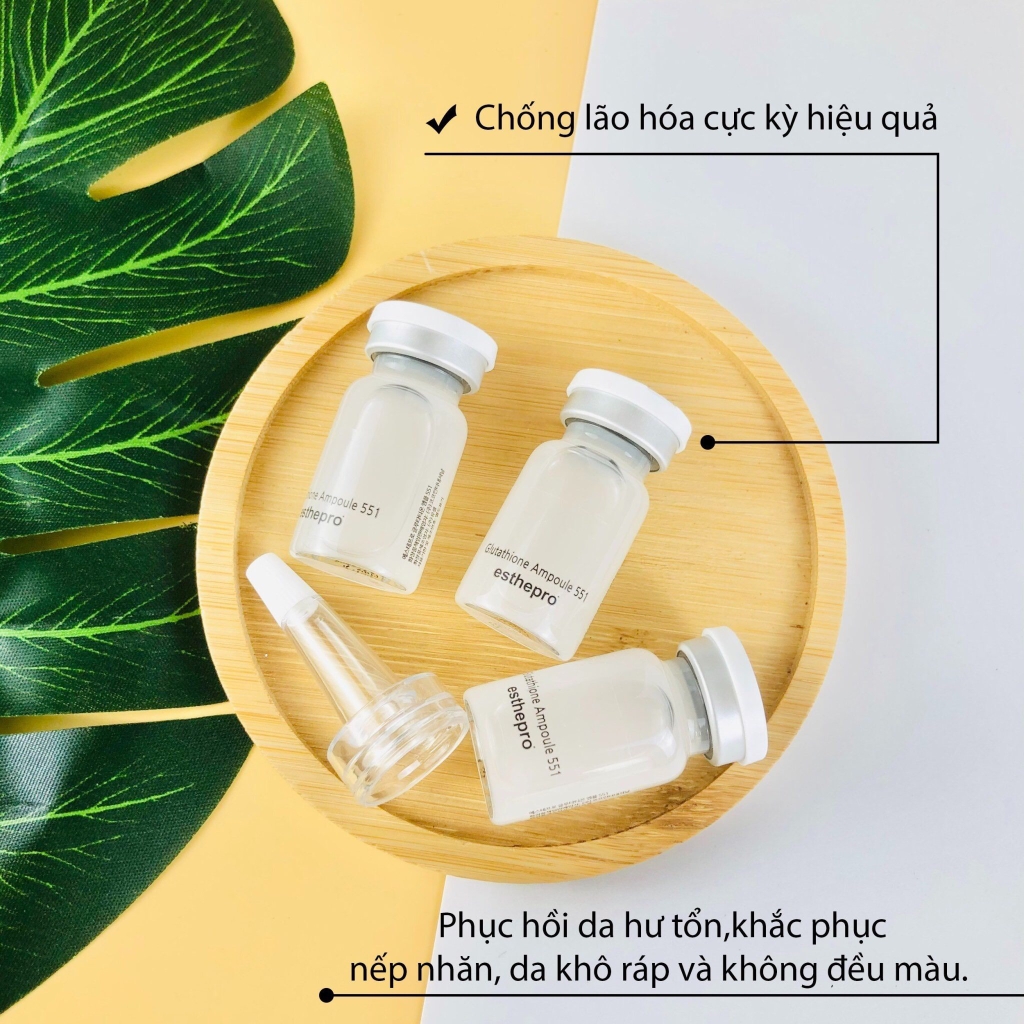 Serum Trắng Da Tế Bào Gốc Esthemax Professional Glutathione Ampoule 551 -17%-hàn