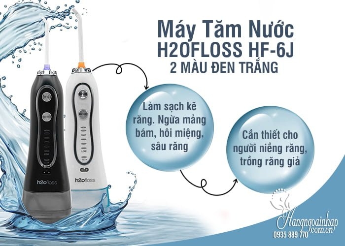 Máy tăm nước H2OFloss HF-6J Specical set for Japan-Nhật Bản