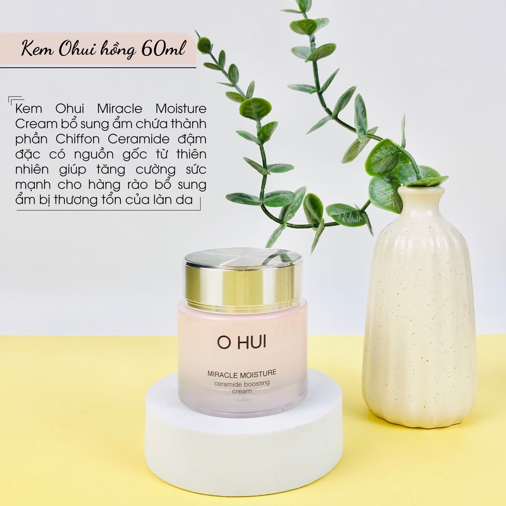SET KEM DƯỠNG OHUI MIRACLE TRẮNG HỒNG DA-hàn