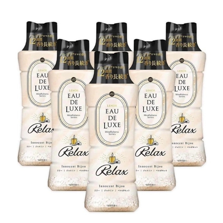 Viên xả khô quần áo Nhật Bản P&G Lenor Eau De Luxe Relax