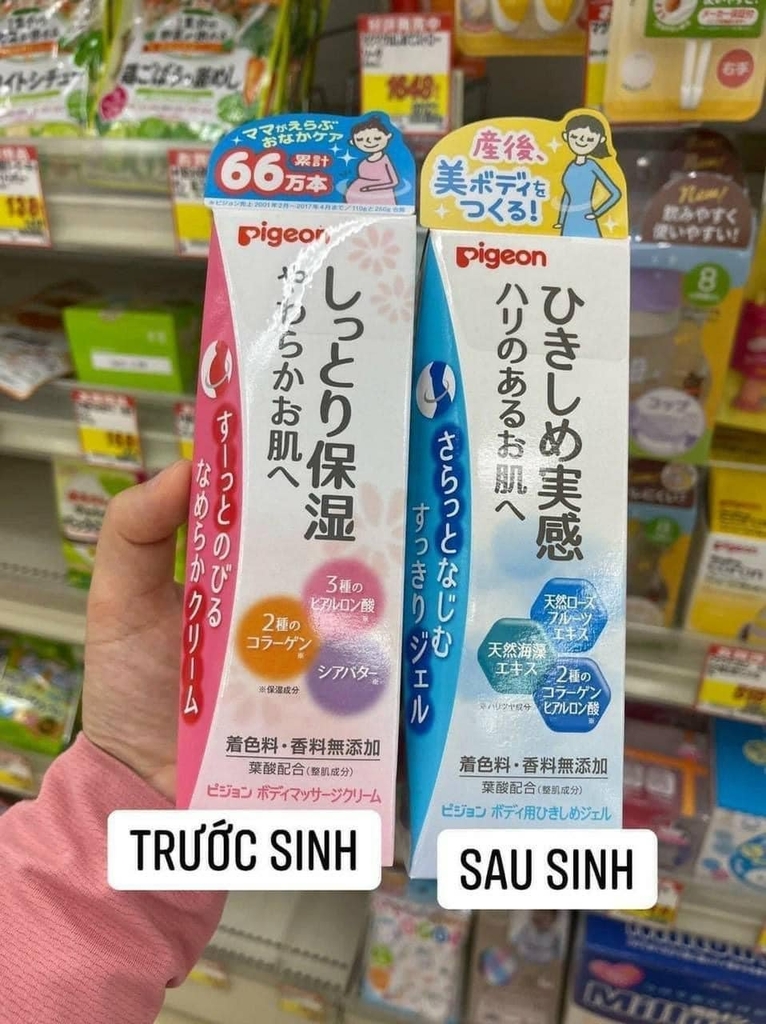 Kem Trị Rạn Da Trước Và Sau Sinh Pigeon Nhật Bản 110G