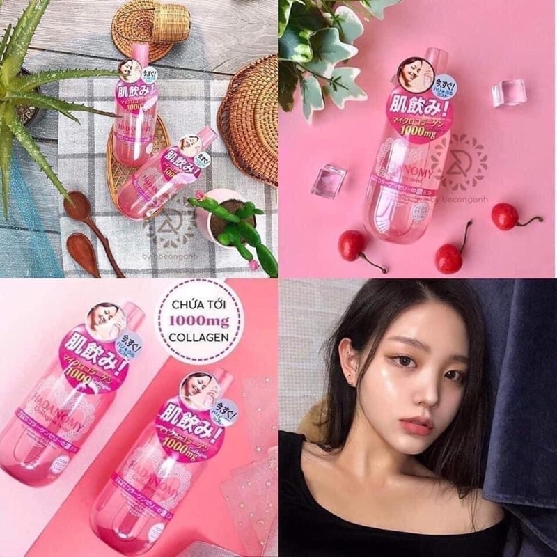 Xịt khoáng collagen Hadanomy 250ml-Nhật Bản