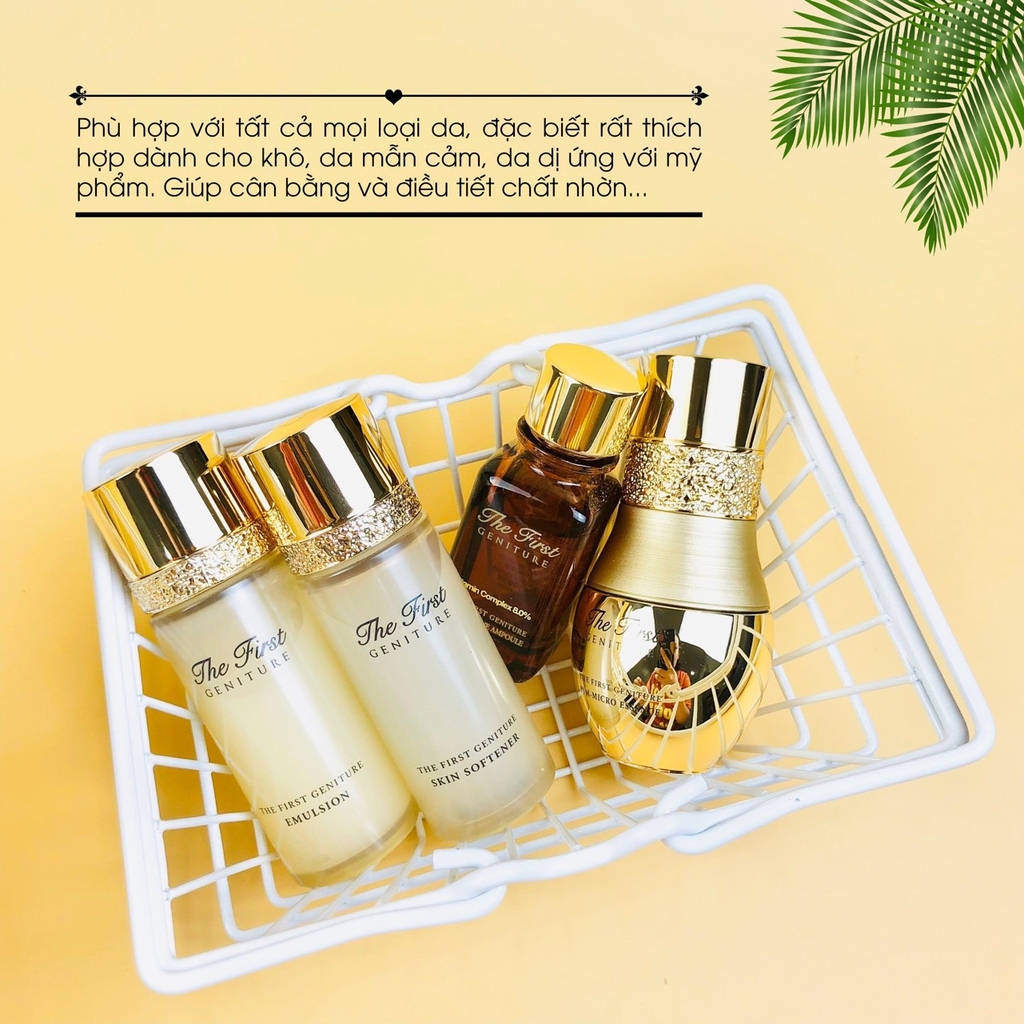 SET DƯỠNG OHUI THE FIRST TÁI SINH DA-mẫu mới