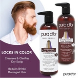 Dầu gội phục hồi tóc PURA D'OR ColorHarmony Purple Shampoo 473ml-mỹ