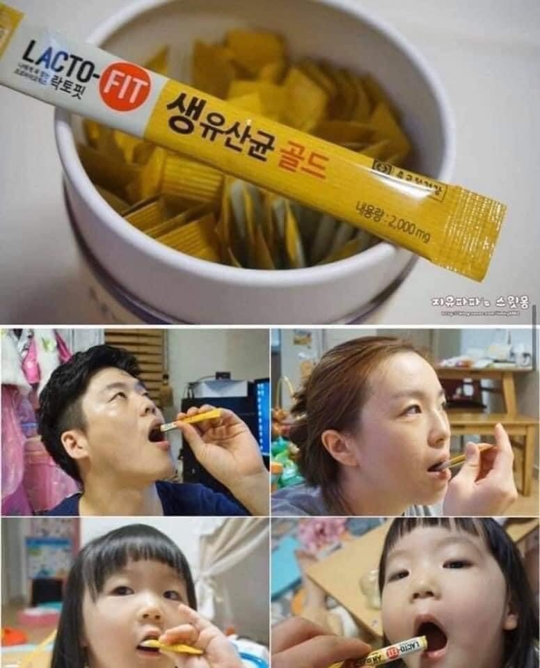 Men vi sinh Hàn Quốc dành cho gia đình LACTO-FIT GOLD