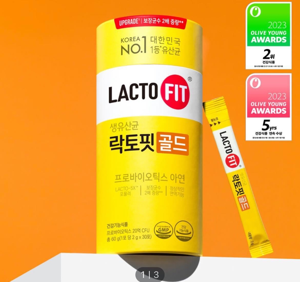 Men vi sinh Hàn Quốc dành cho gia đình LACTO-FIT GOLD
