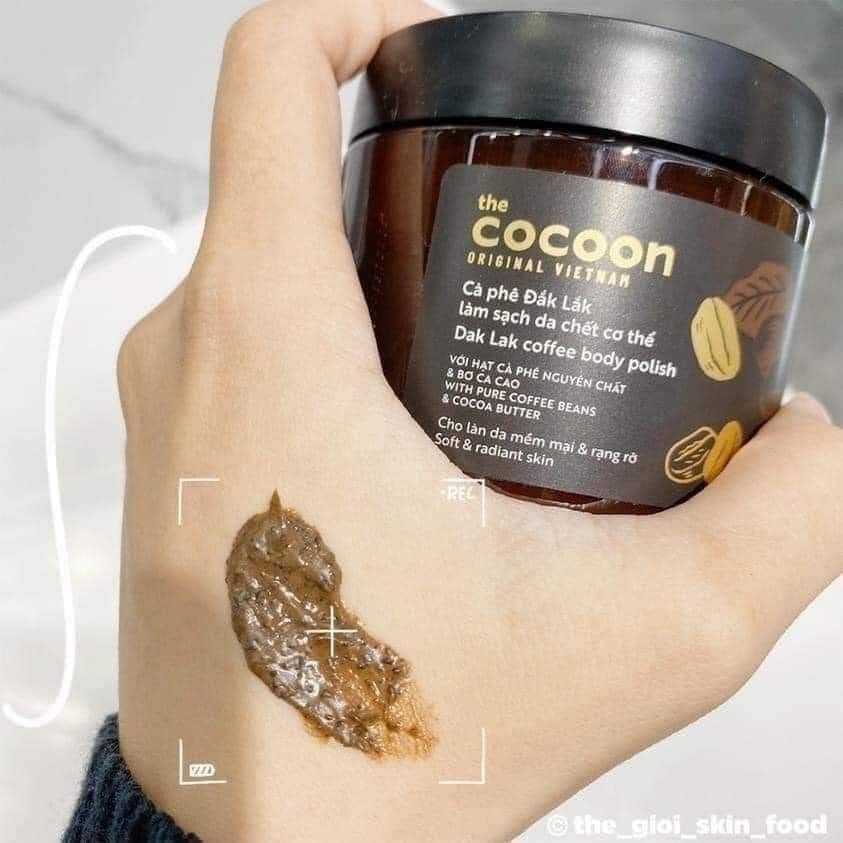 Tẩy Da Chết Toàn Thân Cocoon Cà Phê Đắk Lắk 200ml Dak Lak Coffee Body Polish