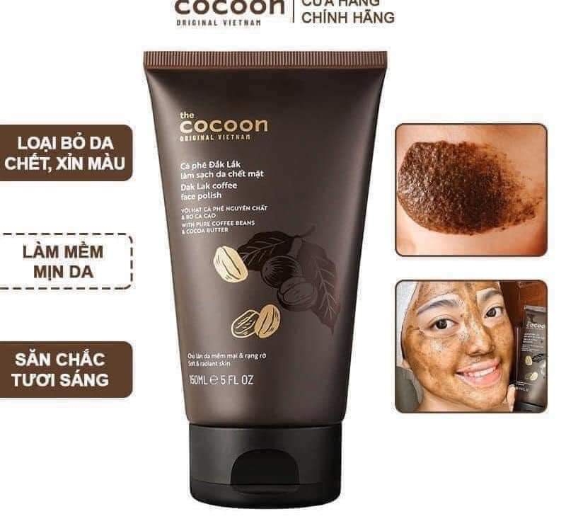 Tẩy Da Chết Toàn Thân Cocoon Cà Phê Đắk Lắk 200ml Dak Lak Coffee Body Polish