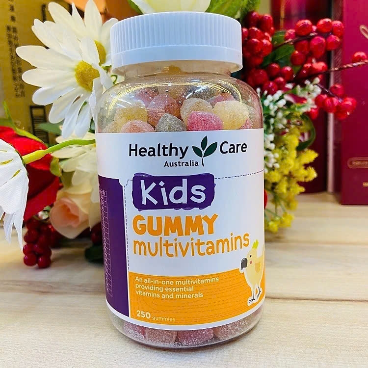 kẹo dẻo bổ sung vitamin tổng hợp Multvimins-Healthycare 250 viên Úc